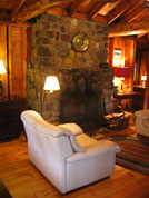 Fieldstone Fireplace