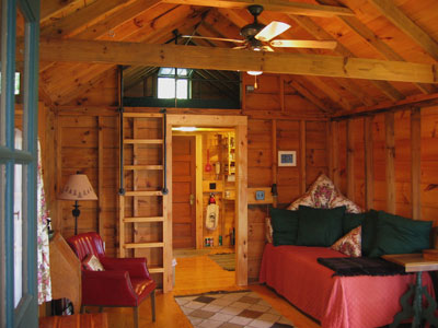 Sleeping Loft & Main Room