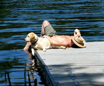 Lounging