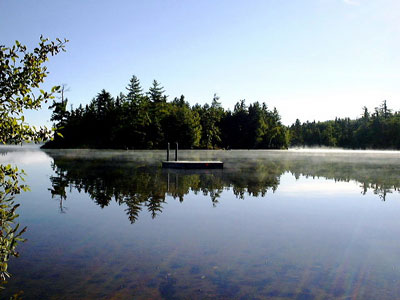 The Morning Beach Swim Dock